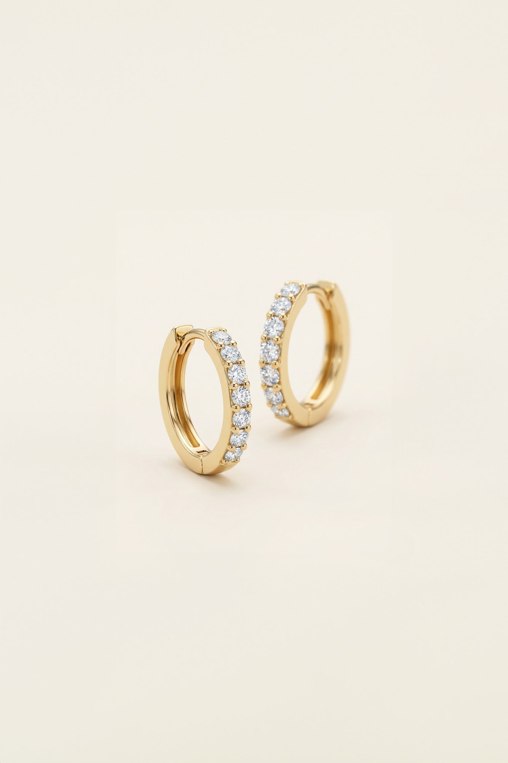 Aretes Baby Hoops Brillantes