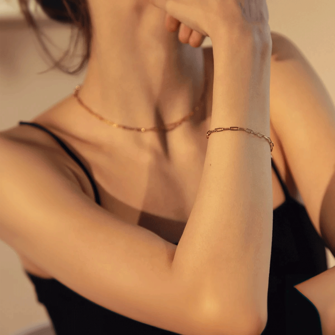 Collar Eslabon + Brazelete Eslabon