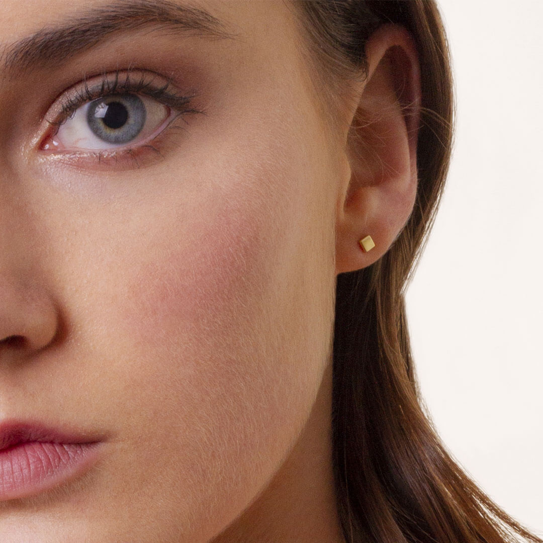 Aretes Cuadrado