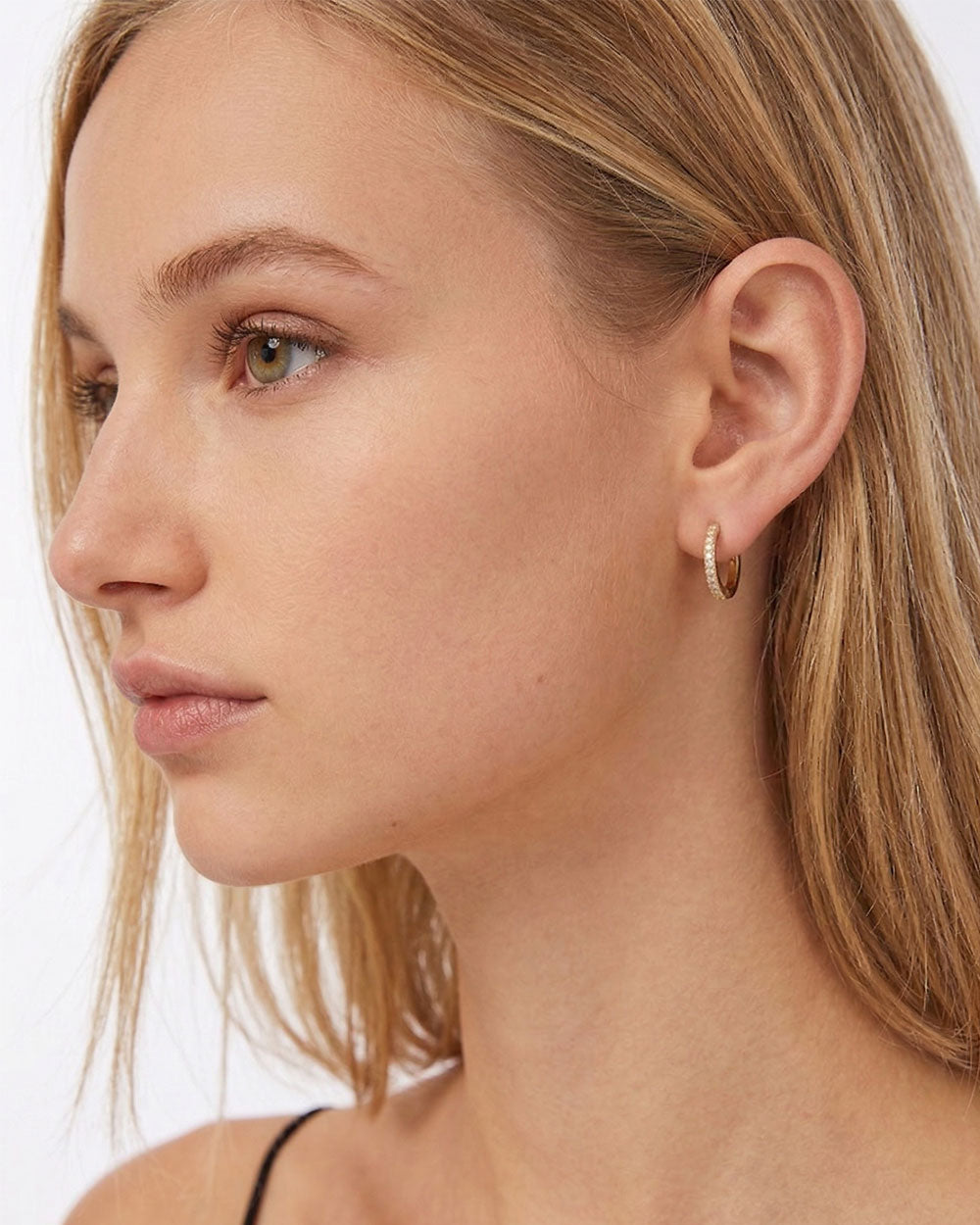 Aretes Hoops Brillantes